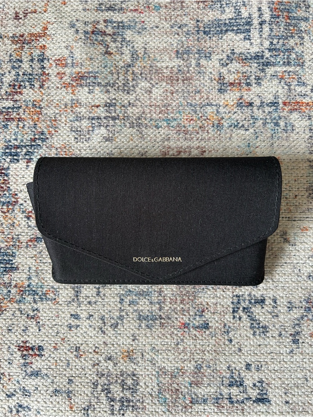Dolce & Gabbana Black Soft Sunglasses/Eyeglasses Case